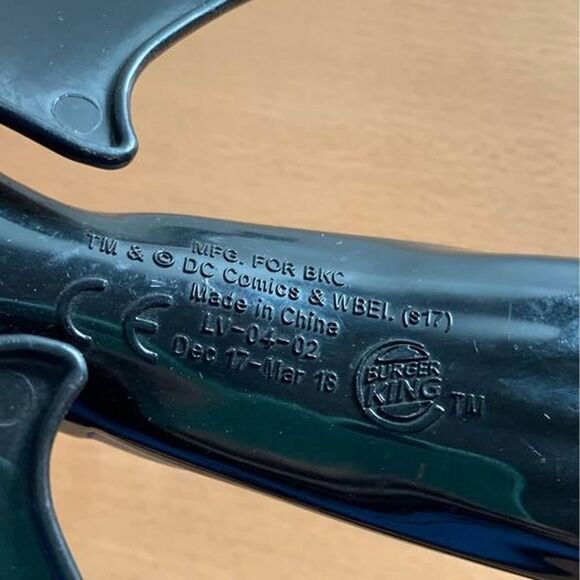 2018 Batman Cape Burger King Toy From DC Comics Justice League Action - Picture 6 of 6